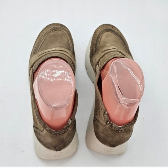 Paul Green Alexa Loafers Women’s Tan Grain Soft Suede Size 7 (UK 4.5) Platform - Picture 13 of 16